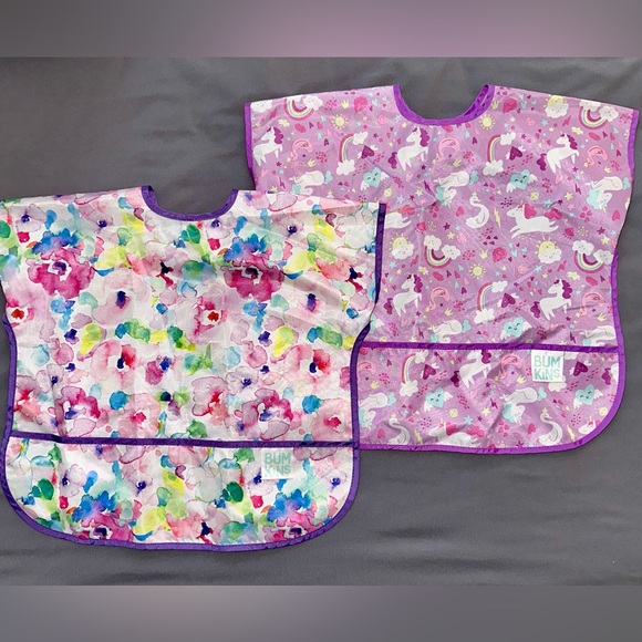 Bumkins Other - 2 BUMKiNs Junior short sleeve Bibs